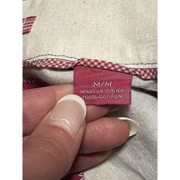 Tommy Bahama Pink Striped Long Sleeve Button-Up Shirt Size Medium Preppy Modern - Picture 11 of 12